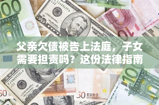 北京父亲欠债被告上法庭，子女需要担责吗？这份法律指南必须看完