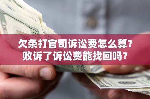 北京欠条打官司诉讼费怎么算？败诉了诉讼费能找回吗？