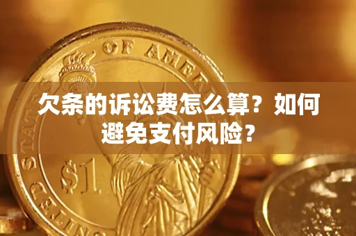 北京欠条的诉讼费怎么算？如何避免支付风险？